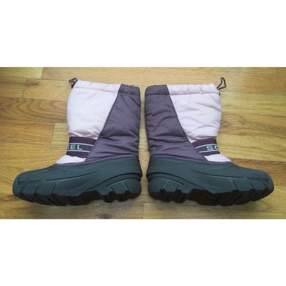 Sorel Cub Winter Snow Boot Size 3 Isla/crushed Berry - Picture 5 of 8